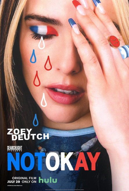Not Okay (2022)_1 Poster Canvas Movie Film Print A0 A1 A2 A3 A4 A5 A6 Art Wall D