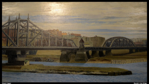 edward-hopper---macombs-dam-bridge--jpb_21386358165_o(1) Poster Canvas Print Art