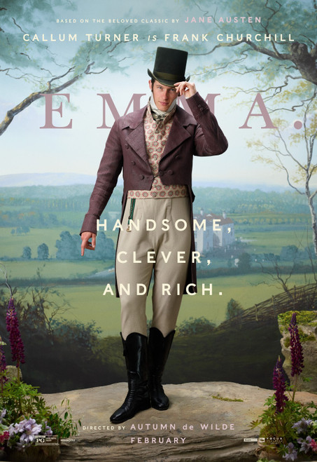 Emma. (2020)_3 Movie Film Poster Canvas iconic design