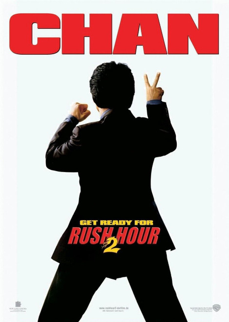 Rush Hour 2 (2001)_2 Poster Canvas Movie Film Print A0 A1 A2 A3 A4 A5 A6 Art Wal