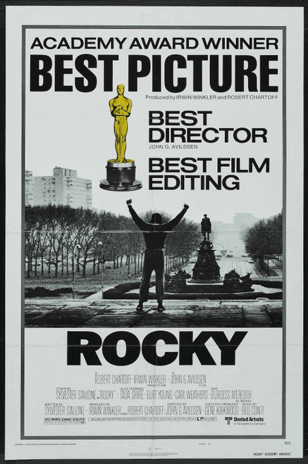 rocky one 4 Poster Canvas Movie Film Print A0 A1 A2 A3 A4 A5 A6 Art Wall Decorat