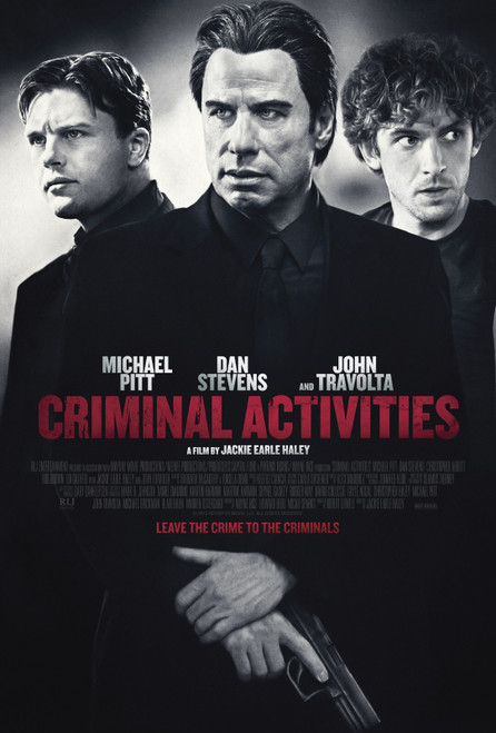 Criminal Activities (2015)_0 Movie Film Poster Canvas iconic design Criminal Activities (2015)_0 Movie Film Poster Canvas iconic design