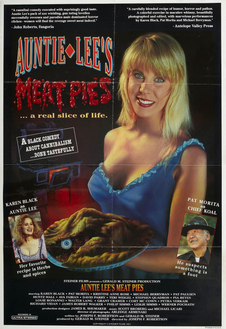 Auntie Lees Meat Pies 01 Poster Canvas Movie Film Print A0 A1 A2 A3 A4 A5 A6 Art
