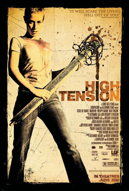 High Tension (2003)_3 Movie Film Poster Canvas iconic design