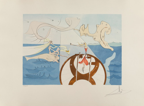 Salvador Dalí Homage à Leonardo da Vinci 1975 Picture 7 Poster Canvas Movie Film