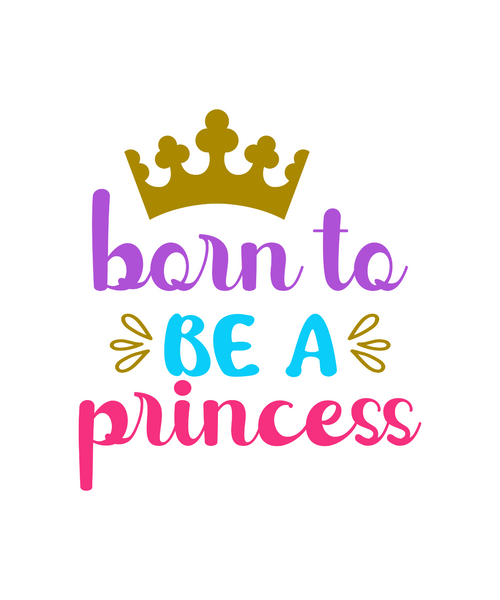 Born to be a princess-01 (2) Poster Canvas Movie Film Print A0 A1 A2 A3 A4 A5 A6