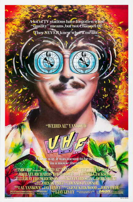 UHF (1989)_1 Poster Canvas Movie Film Print A0 A1 A2 A3 A4 A5 A6 Art Wall Decora