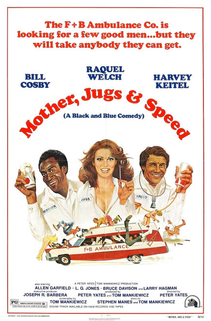 Mother, Jugs, & Speed (1976)_2 Poster Canvas Movie Film Print A0 A1 A2 A3 A4 A5