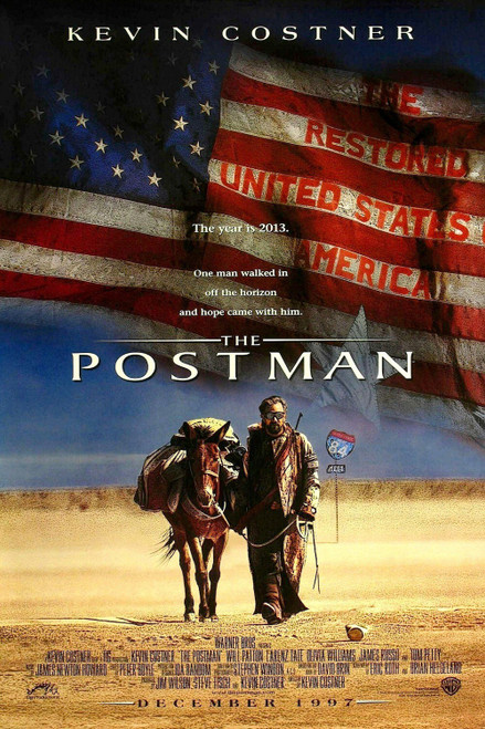 The Postman (1997)_3 Poster Canvas Movie Film Print A0 A1 A2 A3 A4 A5 A6 Art Wal
