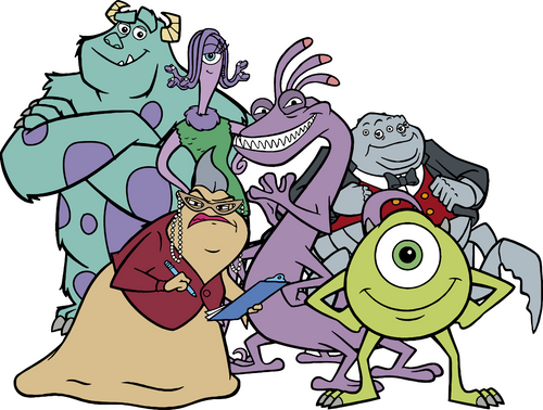 Monsters 24 Poster Canvas Movie Film Print A0 A1 A2 A3 A4 A5 A6 Art Wall Decorat