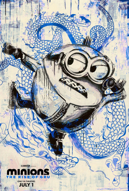 Minions_ The Rise of Gru (2022)_30 Poster Canvas Movie Film Print A0 A1 A2 A3 A4