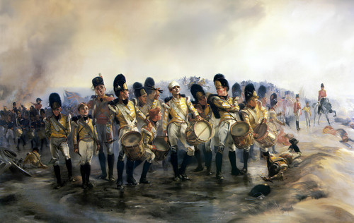 Elizabeth Thomson - Steady the drums and fifes Poster Canvas Print Art Painting