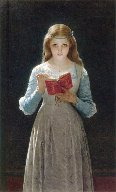 Ophelia_(Pierre_Auguste_Cot) Poster Canvas Movie Film Print A0 A1 A2 A3 A4 A5 A6