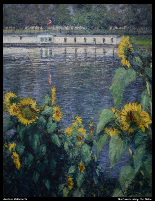 gustave-caillebotte---sunflowers-along-the-seine--jpb_23732850955_o(1) Poster Ca