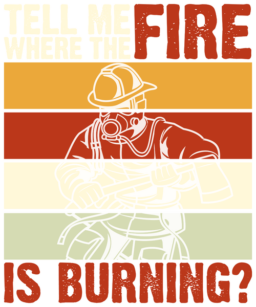TELL-ME-WHERE-THE-FIRE-IS-BURNING Poster Canvas Movie Film Print A0 A1 A2 A3 A4
