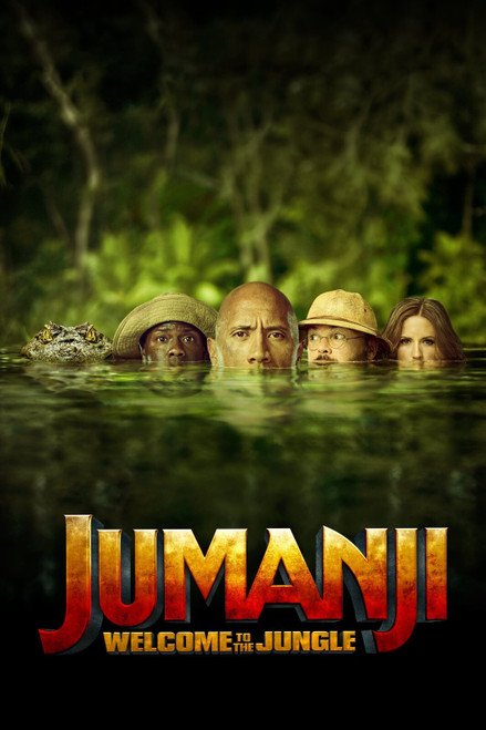 Jumanji_ Welcome to the Jungle 3 Poster Canvas Movie Film Print A0 A1 A2 A3 A4