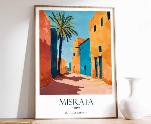 10_Misrata Print, Misrata Travel Poster, Middle East Travel Print, Islamic Decor