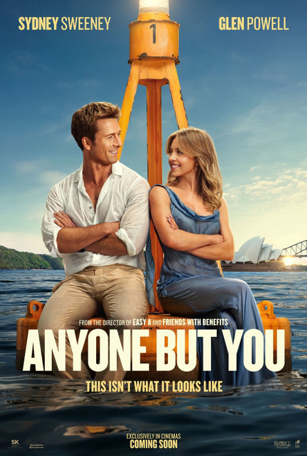 Anyone But You (2023)_3 Movie Film Poster Canvas iconic design