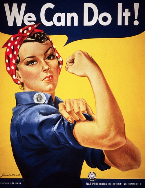 World War Poster We can do it Poster Canvas Movie Film Print A0 A1 A2 A3 A4 A5 A