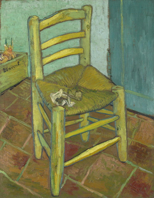 Vincent Van Gogh - The Chair Poster Canvas Movie Film Print A0 A1 A2 A3 A4 A5 A6