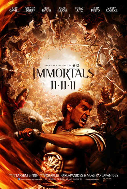 Immortals (2011)_10 Poster Canvas Movie Film Print A0 A1 A2 A3 A4 A5 A6 Art Wall