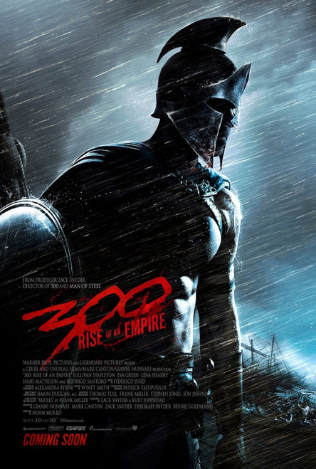 300_ Rise of an Empire (2014)_1 Movie Film Poster Canvas iconic design