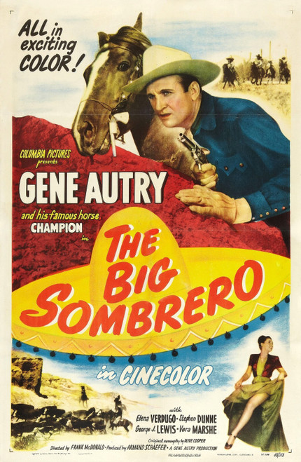 The Big Sombrero (1949)_0 Poster Canvas Movie Film Print A0 A1 A2 A3 A4 A5 A6 Ar