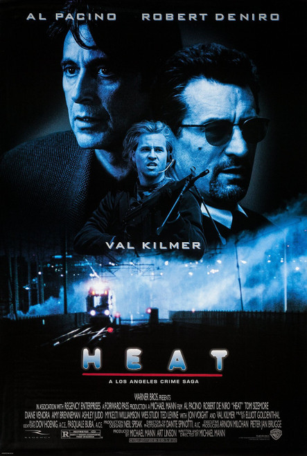 Heat (1995)_3 Movie Film Poster Canvas iconic design Heat (1995)_3 Movie Film Poster Canvas iconic design