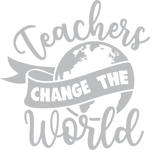 Teachers change the world (2) Poster Canvas Movie Film Print A0 A1 A2 A3 A4 A5 A