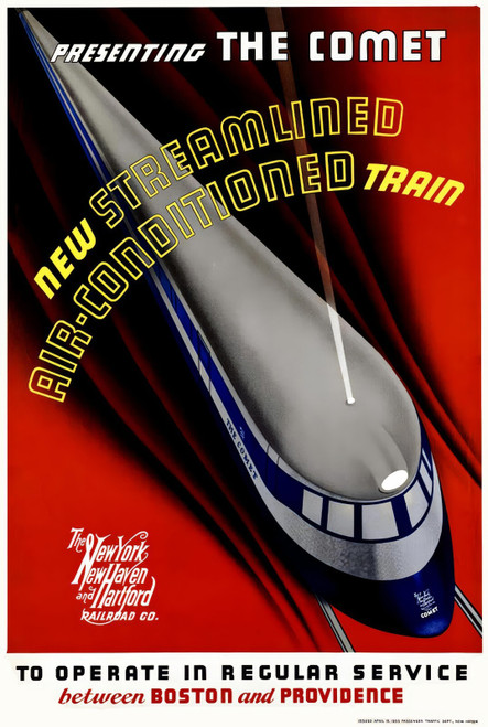 52262968254_Presenting The Comet, New Streamlined Air-Conditioned Train, New Yor