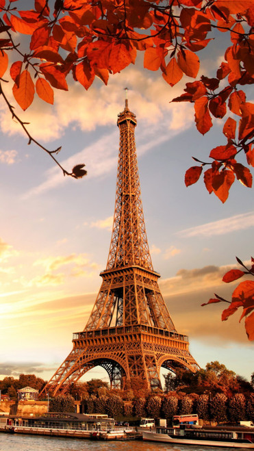 Eiffel Tower 2 Paris Poster Canvas Movie Film Print A0 A1 A2 A3 A4 A5 A6 Art Wal
