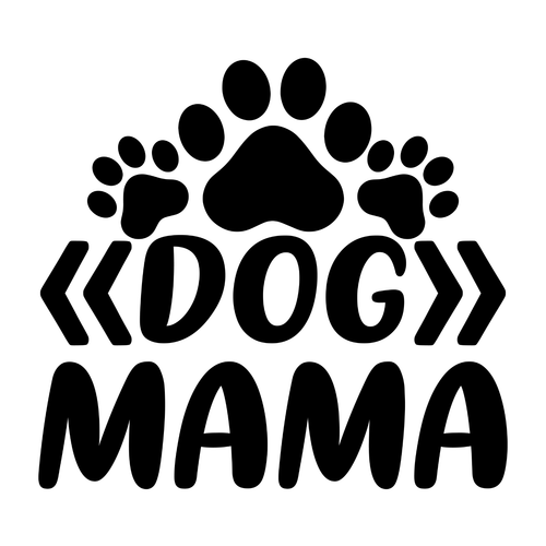 Dog Mama-01 Funny Poster Canvas Print A0 A1 A2 A3 A4 A5 A6 Art Wall Decoration