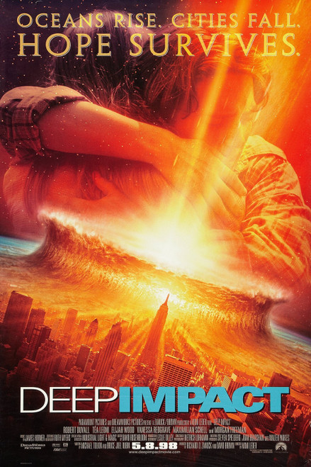 Deep Impact (1998)_2 Movie Film Poster Canvas iconic design