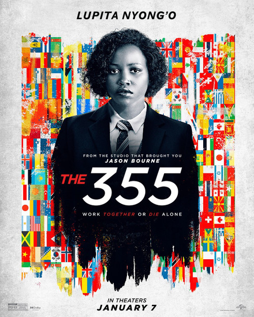 The 355 (2022)_10 Poster Canvas Movie Film Print A0 A1 A2 A3 A4 A5 A6 Art Wall D