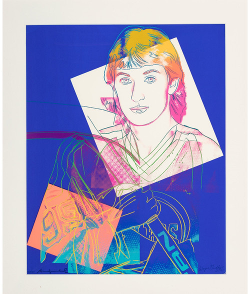 Andy Warhol - Wayne Gretzky 1984 Poster Canvas Print Art Painting Decor Reprint