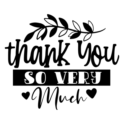 thank you so very much-01 (2) Poster Canvas Movie Film Print A0 A1 A2 A3 A4 A5 A