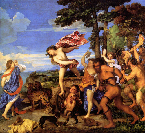 Titian_Bacchus_and_Ariadne_1522_1523 Poster Canvas Movie Film Print A0 A1 A2 A3