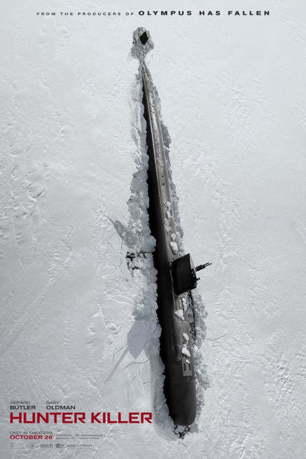 Hunter Killer 2 Poster Canvas Movie Film Print A0 A1 A2 A3 A4 A5 A6 Art Wall D
