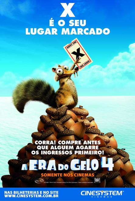Ice Age_ Continental Drift (2012)_13 Poster Canvas Movie Film Print A0 A1 A2 A3