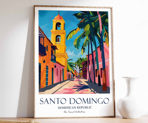 11_Santo Domingo Print, Santo Domingo Travel Poster, Dominican Republic Travel A