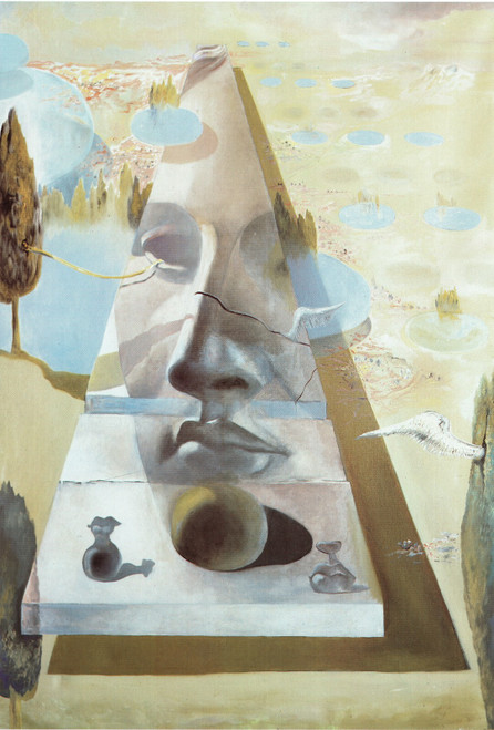 Salvador Dali - Apparition of the Visage 1981 Poster Canvas Movie Film Print A0