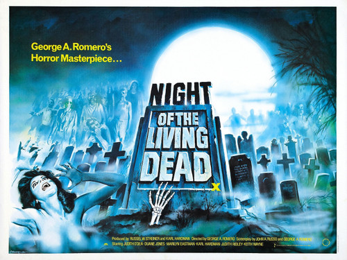 Night Of Living Dead 1968 07 Poster Canvas Movie Film Print A0 A1 A2 A3 A4 A5 A6