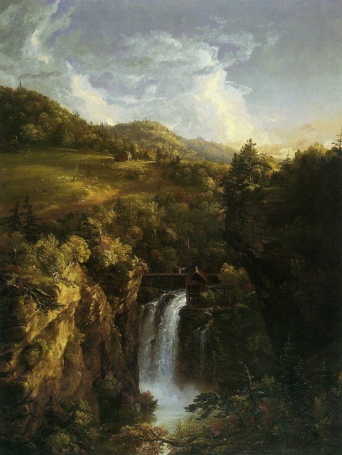 1847 Thomas Cole Genese Scenety American painting Poster Canvas Movie Film Print