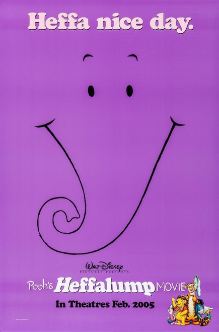 Pooh_s Heffalump Movie (2005)_1 Poster Canvas Movie Film Print A0 A1 A2 A3 A4 A5