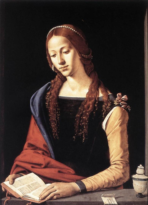 Piero_di_Cosimo_St_Mary_Magdalene_1490s Poster Canvas Movie Film Print A0 A1 A2