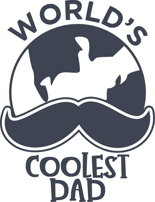World's Coolest Dad (2) Poster Canvas Movie Film Print A0 A1 A2 A3 A4 A5 A6 Art