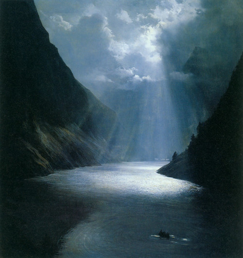 Ellenshaw - Moonlight 1954 Poster Canvas Print Art Painting Decor Reprint wall A