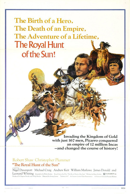 The Royal Hunt of the Sun (1969)_1 Poster Canvas Movie Film Print A0 A1 A2 A3 A4
