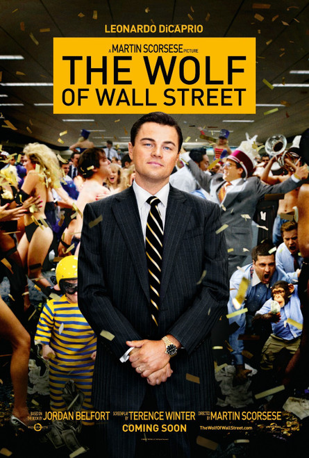 The Wolf of Wall Street (2013)_3 Poster Canvas Movie Film Print A0 A1 A2 A3 A4 A
