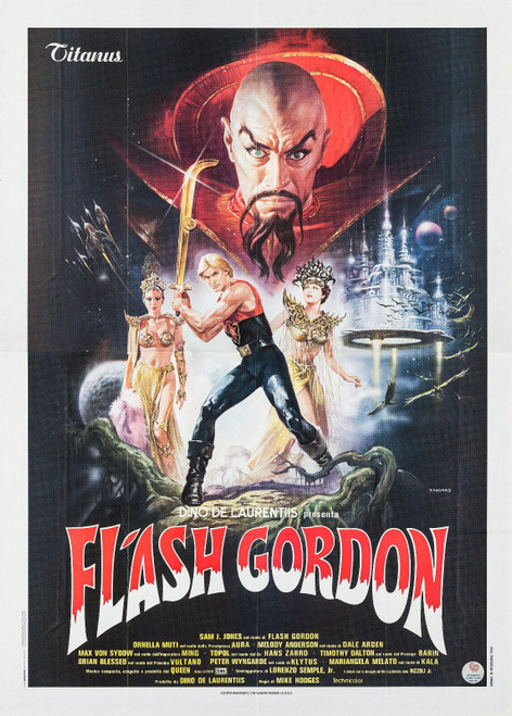 Flash Gordon (1980)_9 Movie Film Poster Canvas iconic design